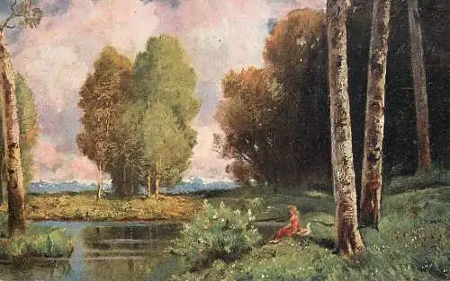 Germany nature landscape and lake