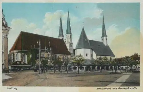 Germany Altotting Pfarrkirche und Gnadenkapelle