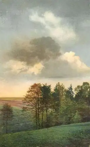 Germany field and forest landscape