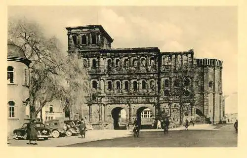 Germany Trier Porta Nigra Ruckansicht