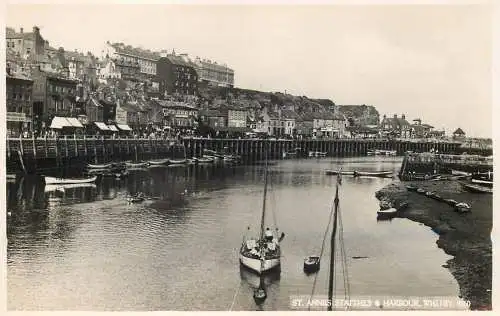United Kingdom England St. Annes Staithes harbour