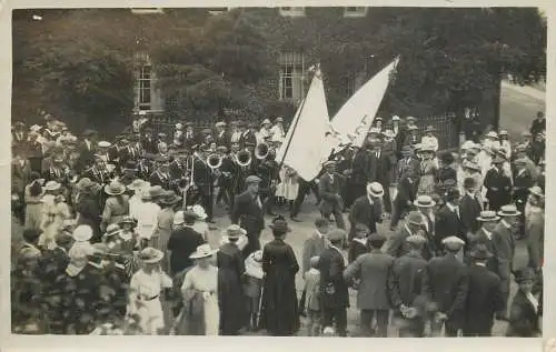 United Kingdom England civil march and marching band flags uniforms