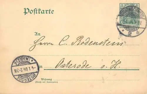Germany personal letter Osterods