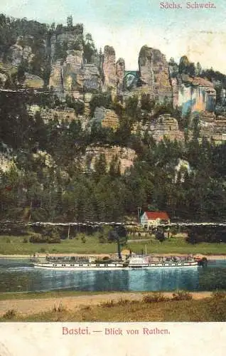 Germany Bastei blick von Rathen