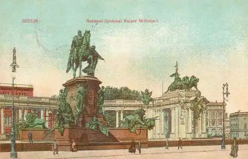 Germany Berlin National denkmal Kaiser Wilhelm I