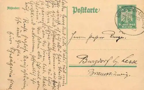 Germany Muhlhausen Esellesen personal letter
