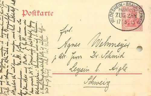 Germany Hildesheim Braunschweig personal letter