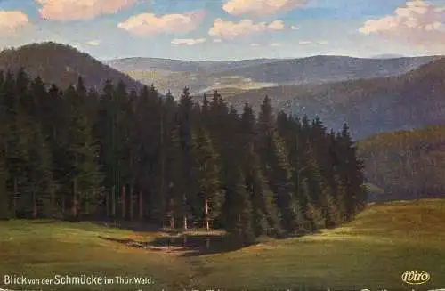 Germany blick von der Schmucke im Thur. Wald.