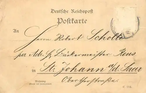 Germany Thuringer Dorf Gasthaus stamp