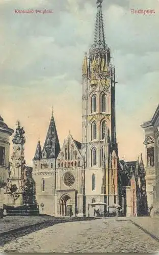 Hungary Budapest Koronazo templom
