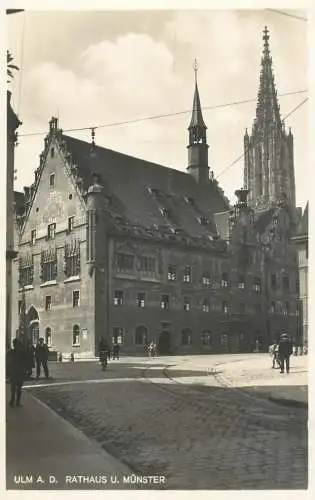 Germany Ulm a.d. Rathaus u. Munster