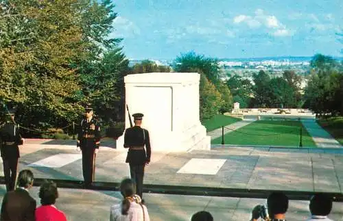United States VA Virginia Arlington National Cemetery tomb of the unknown soldier