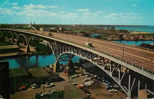 United States OH Ohio Cleveland main avenue bridge