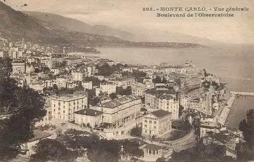 Monaco Monte-Carlo boulevard de l'Observatoire