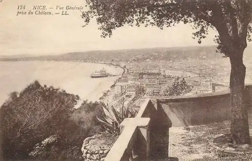 France Nice vue du chateau