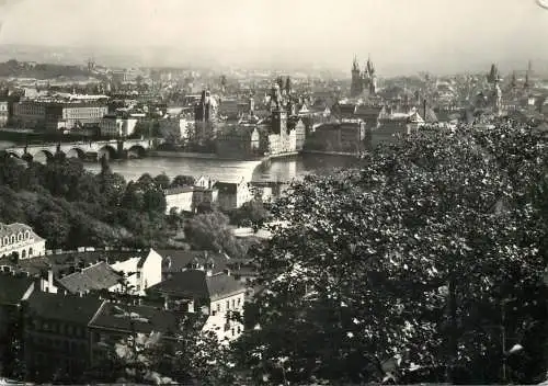 Czech Republic Prague view from Seminary Garden