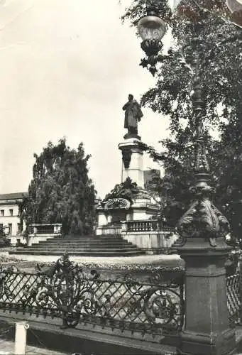 Poland Warsaw Adam Mickiewicz monument