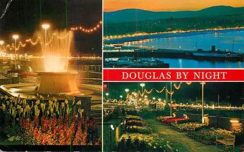 United Kingdom England Douglas by night