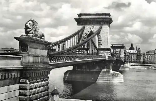 Hungary Budapest Chain Bridge