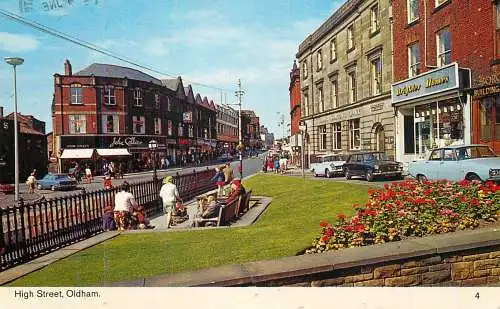 United Kingdom England Oldham high street
