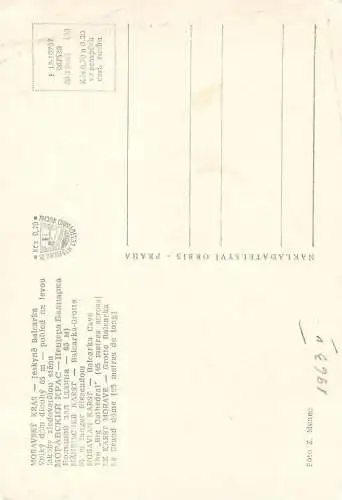 Czech Republic Ostrov u. Macochy Jaskyne Balcarka