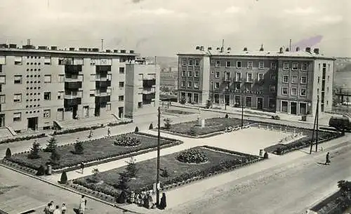 Hungary Komlo square view