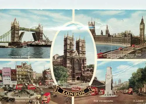 England London different views and sites