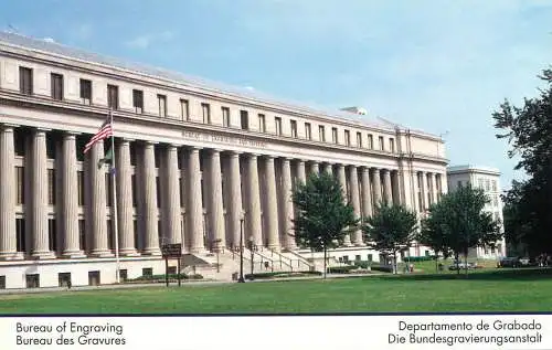 USA Washington DC Bureau of Engraving and Printing