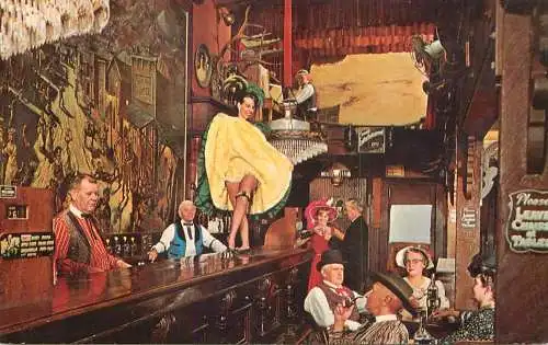 USA Buena Park CA Calico Saloon show time Knott's Berry Farm & Ghost Town French Can Can dancing