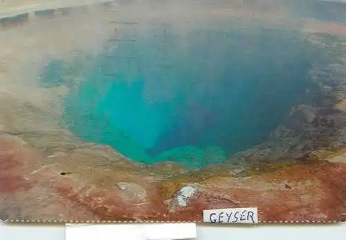 USA Yellowstone National Park WY Morning Glory Pool Geyser