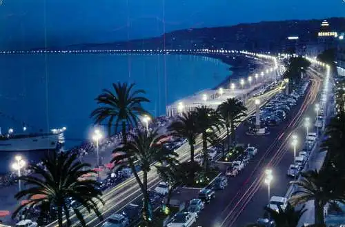 France Nice vue de nuit