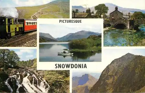 United Kingdom Wales Snowdonia train