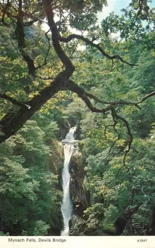 United Kingdom Wales Mynach Falls