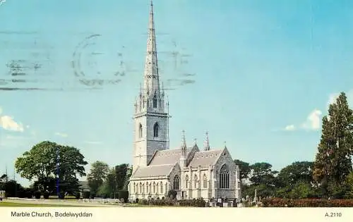 United Kingdom Wales Bodelwyddan Marble church