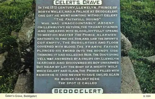 United Kingdom England Gelert's Grave Beddgelert
