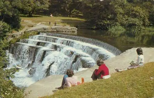 United Kingdom England Derbyshire waterfall