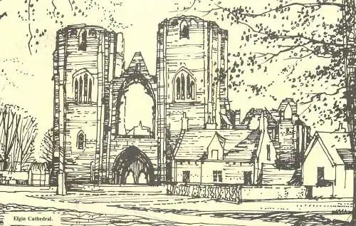 United Kingdom Scotland Elgin cathedral Moray