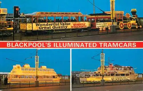 United Kingdom England Blackpool tramcars