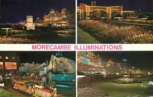United Kingdom England Morecambe illuminated