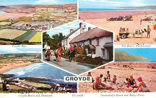 United Kingdom England Croyde beach