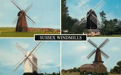 United Kingdom England Sussex windmills