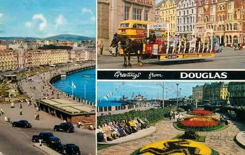 United Kingdom England Douglas horse tram 1975