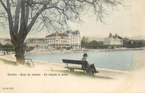 Switzerland Genève Quai du Leman
