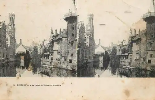 Belgium Brugge Quai du Rosaire