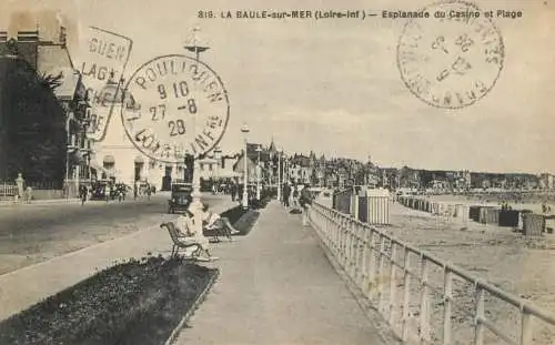 France La Baule sur Mer esplanade du casino et plage
