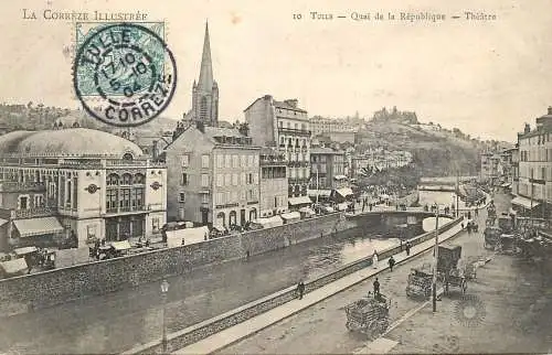 France Tulle quai de la republique