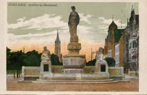 Germany Koblenz Artillerie Denkmal