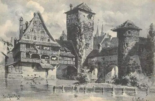Germany Nurnberg Henkersteg