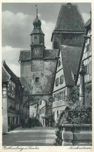Germany Rothenburg ob der Tauber Markusturm