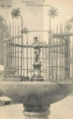 Germany Nurnberg Gansemanchenbrunnen